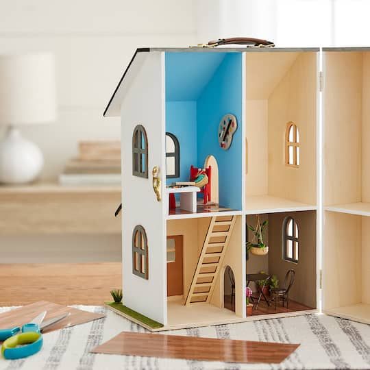 13 Wood 2-Story Dollhouse by Make Market®